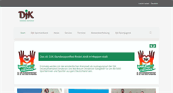 Desktop Screenshot of djk.de