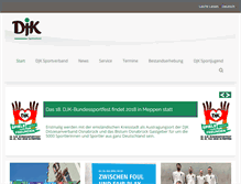 Tablet Screenshot of djk.de